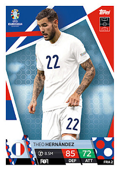 Theo Hernandez France Topps Match Attax EURO 2024 #FRA2